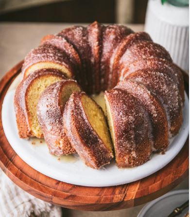 Brown Butter Crackle Pound Cake