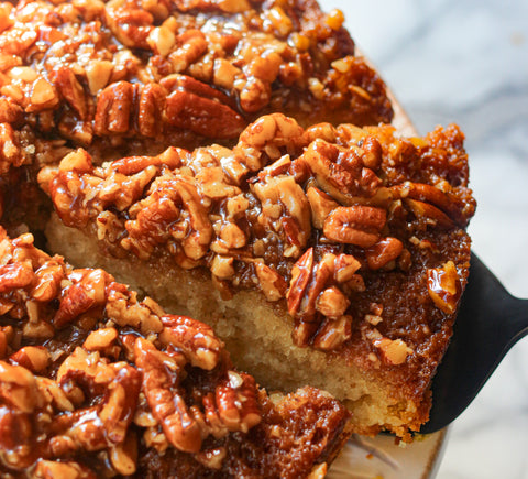 Pecan Pie Upside Down Cake