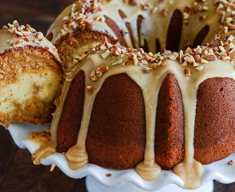 Sweet Potato Cheesecake Pound Cake