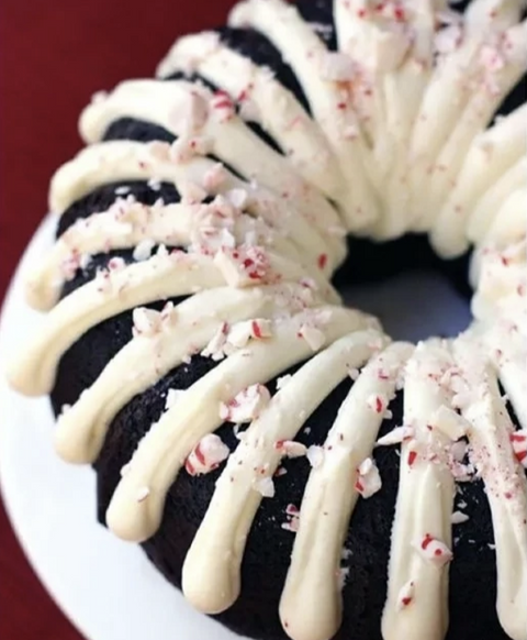 Chocolate Peppermint Bundt Cake